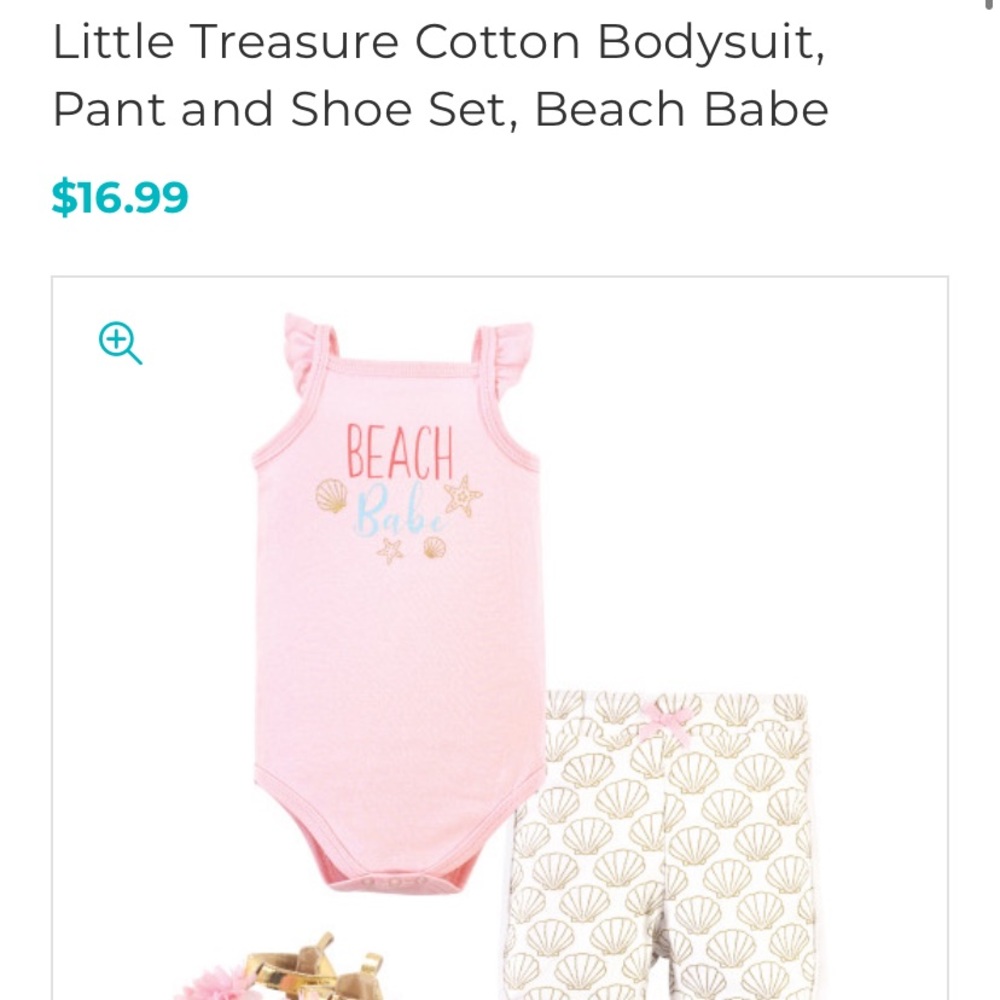 Baby set- onesie,shorts, cute sandals!